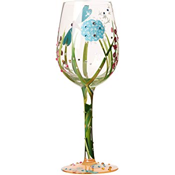 Lolita Dragonfly Hand Painted Wine Glass - Fox and Lantern