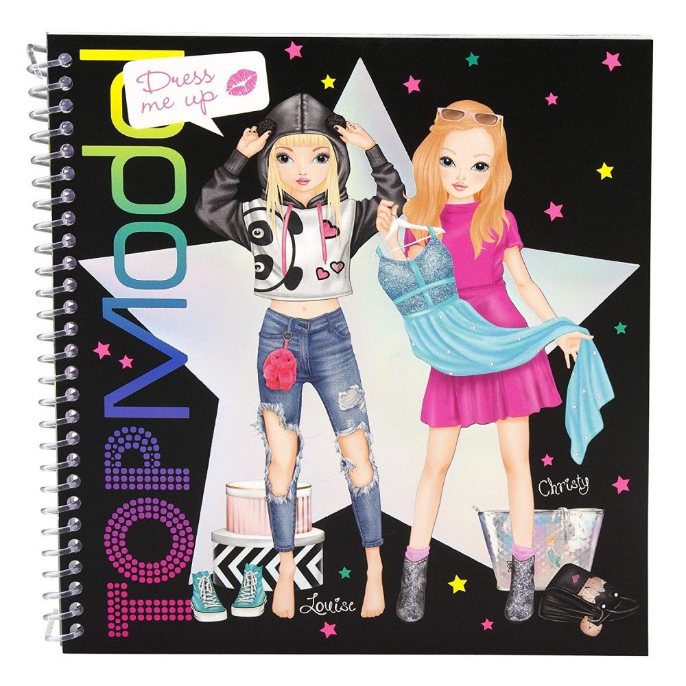Top Model Dress Me Up Sticker Book - Depesche - Fox and Lantern