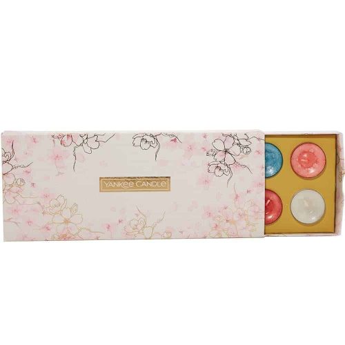 Yankee Candle 10 Tea Lights & 1 Holder Gift Set - Sakura Blossom Festival